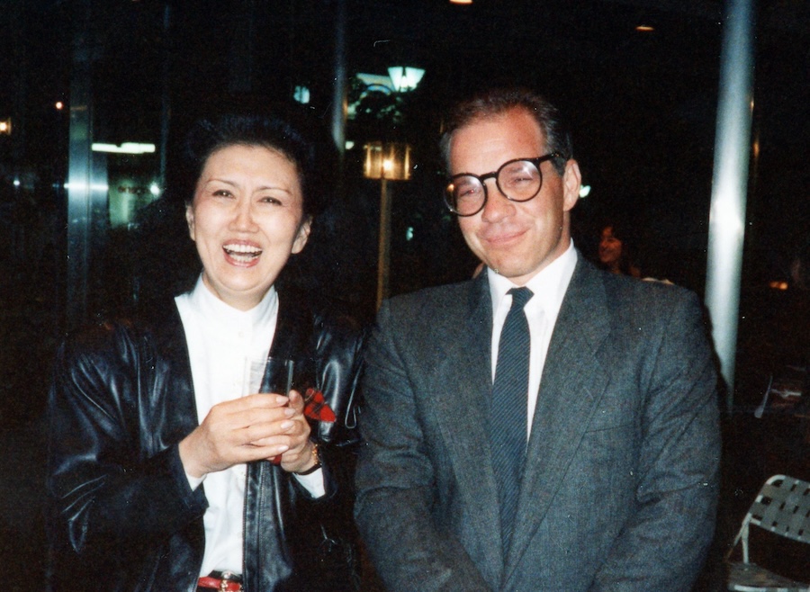 Hana Mori and Paul Schrader in Tokyo