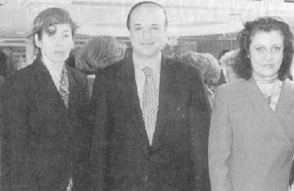 Raquel Bodan Shields, Egyptian Ambassador Mahmoud Karem, Cecilia Piriz, wife of Uruguayan Ambassador