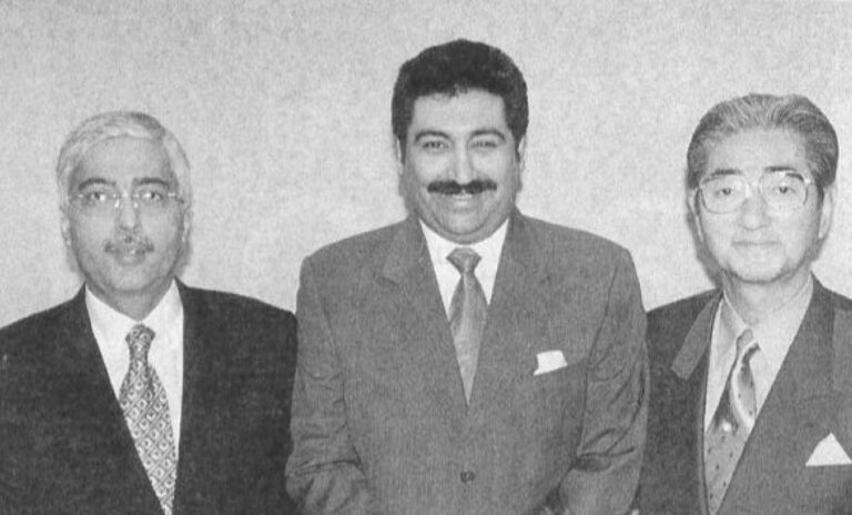 Ambassador Reyad Ali Al-Ansari, Ambassador Walid Al-Khobaizi, Mitsuo Maruyama