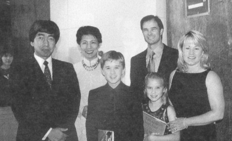 TIH Prince and Princess Takamado, Haley Joel Osment, Emily, Eugene and Tjeressa Osment