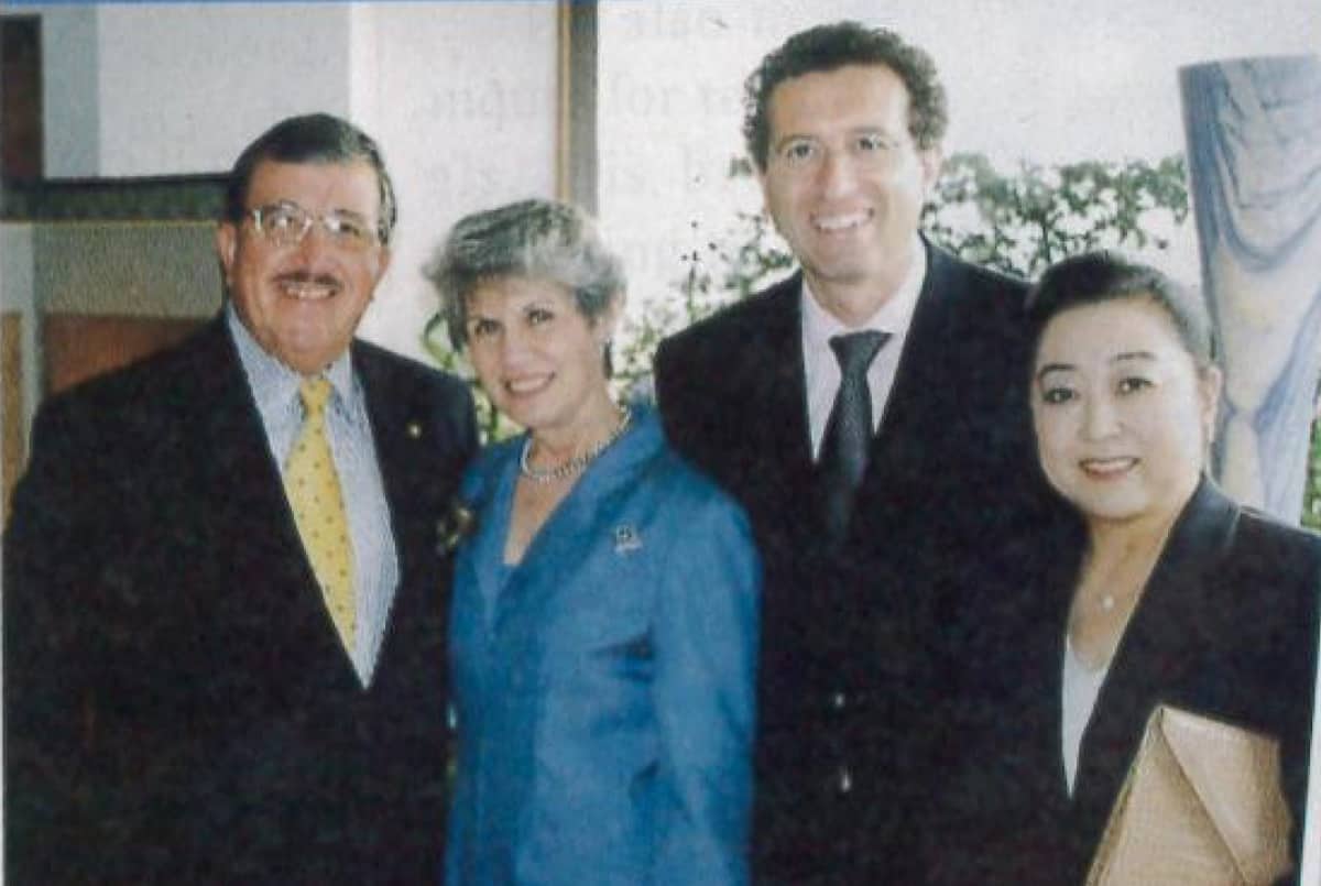 Ambassador Marcelo Avila, wife Teresa, Ambassador Pierre Gramegna, Hiroko Inayama