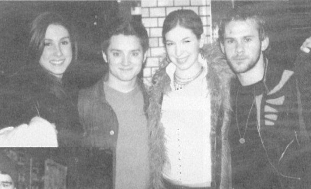 Sofia routh, Elijah Wood, Tracy Alloway, Dominic Monaghan