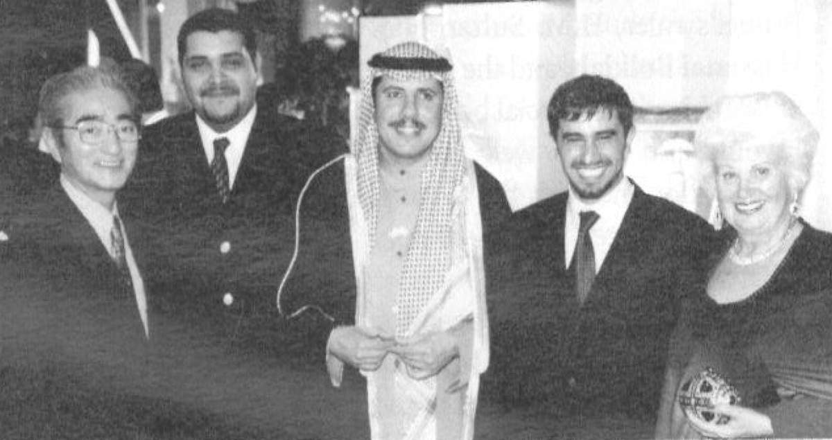 Mitsuo Maruyama, Sheikh Abdullah Al-Sabah, Ambassador Azzam Mubarak Al Sabah, Sh. Faisal J.A. Al-Sabah, Lilo Maruyama