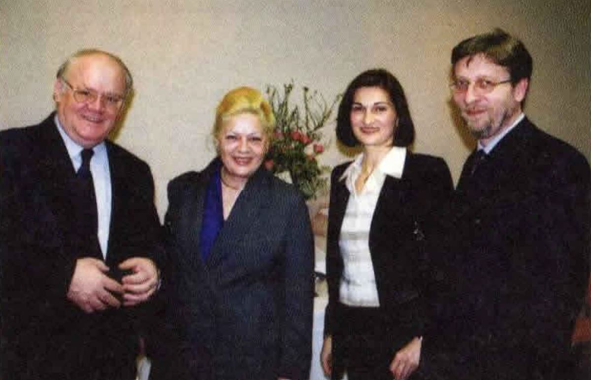 Ambassador Vladimir Raspoudic, wife Tatjana, Ambassador Predag Filipov, wife Ivanka
