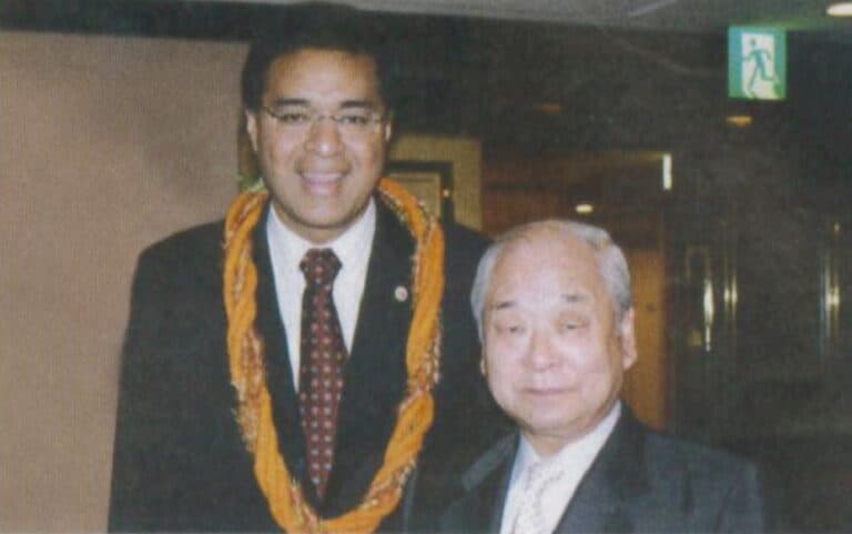 Honolulu Mayor Hannemann Susumu Sato