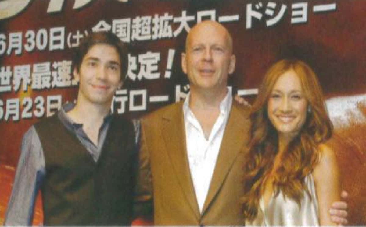 Bruce Willis in Tokyo 2007