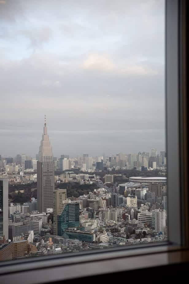 Andrew Koji - Tokyo View from Restaurant Girandole