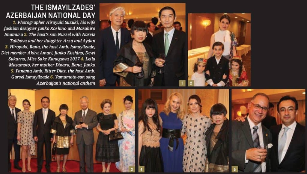 AZERBAIJAN NATIONAL DAY RECEPTION in japan 