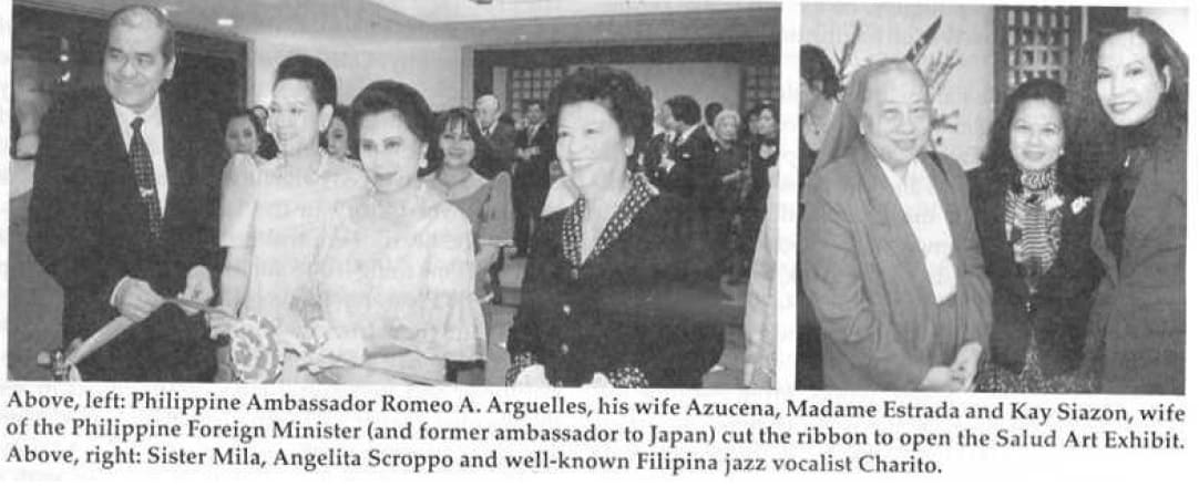 Philippine Ambassador Romeo A. Arguelles. Madame Estrada