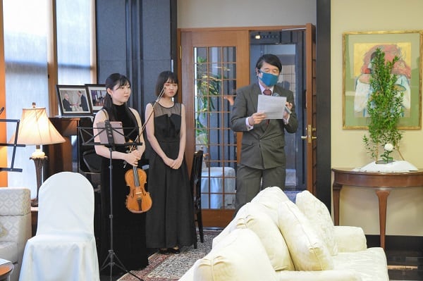 Private Concert at the Tunisian Ambassador’s Residence by Hersey Shiga