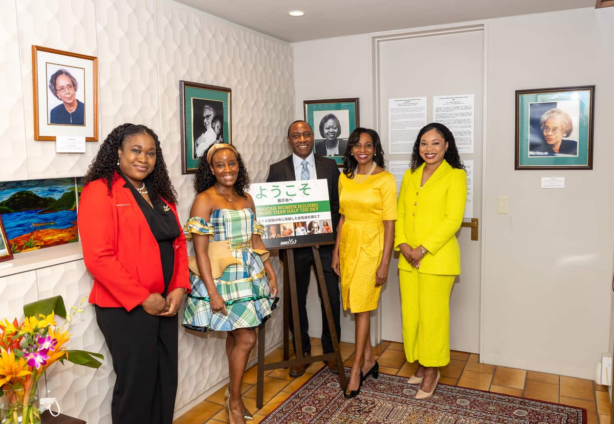 Celebration of International Women's Day at Jamaican Embassy in Japan by Hersey Shiga