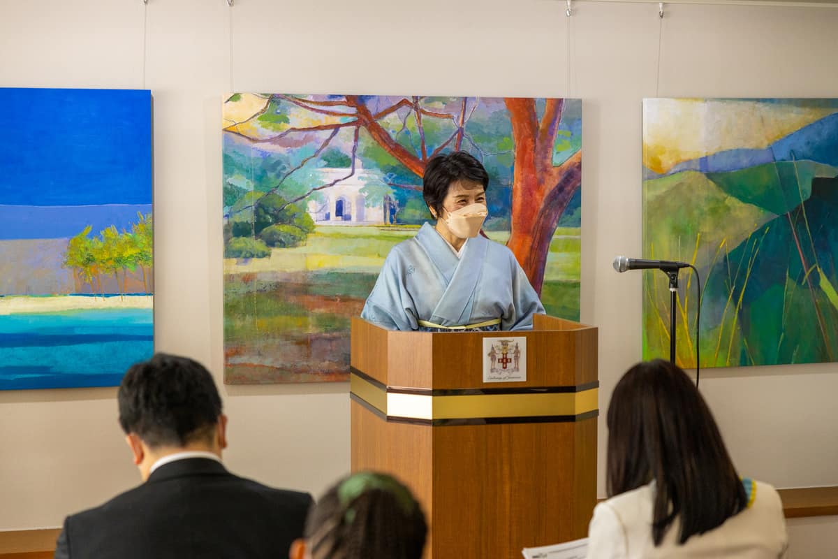 Celebration of International Women's Day at Jamaican Embassy in Japan by Hersey Shiga