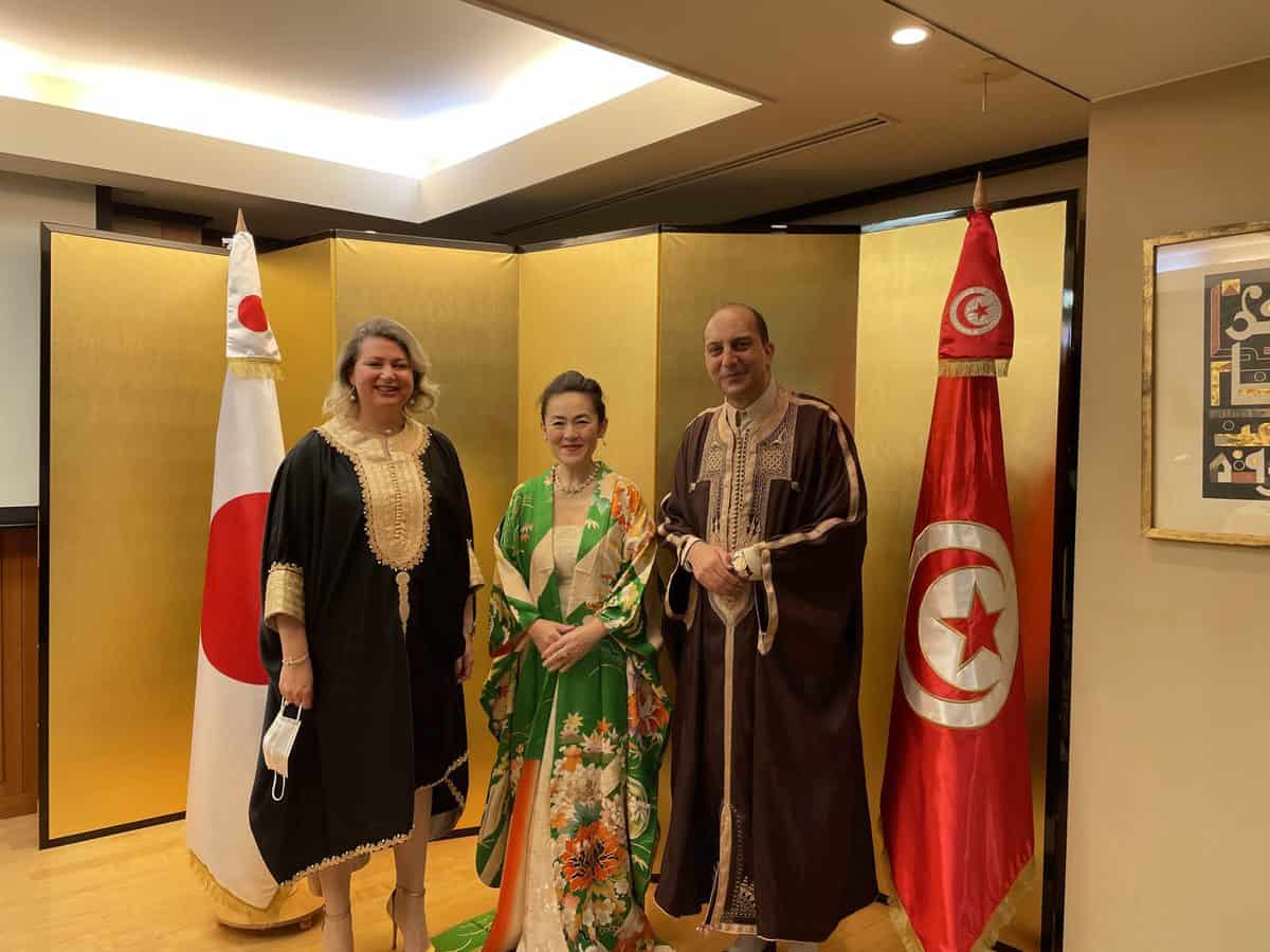 Tunisian Ambassador to Japan and his wife