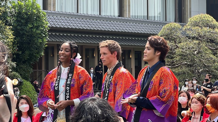 Fantastic Beasts Stars attended special fan event in Japan by Hersey Shiga