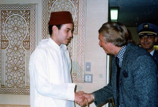 King of Morroco Mohammed VI in Japan