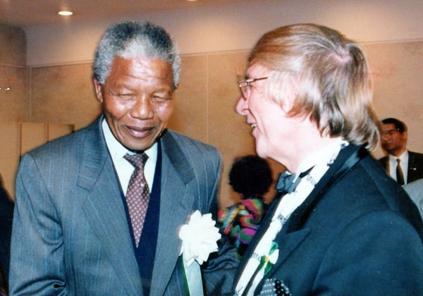 Nelson Mandela in Japan with Bill Hersey