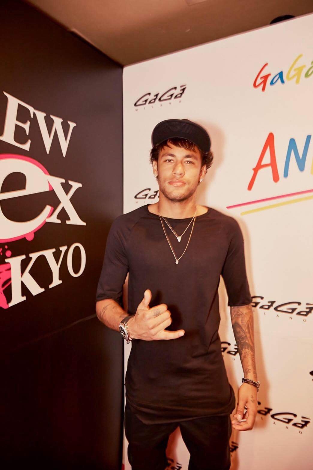 Neymar Jr., GaGa Milano, May 30, 2017, Tokyo, Japan : FC Barcelona  footballer Neymar Jr. smiles at