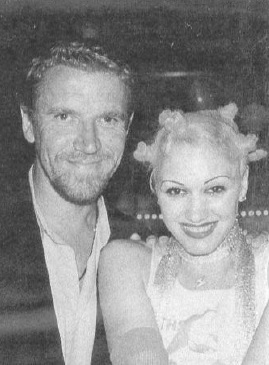 Film director Renny Harlin and No Dbout vocalist Gwen Stefani at the Lex