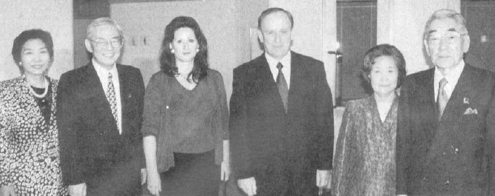 Futami Minoshima, Kiyohito Minoshima, Elisa Fuentes, Chilean Ambassador Oscar Fuentes, Akiko Fujii, Hiroshi Fujii Imperial Hotel Gala