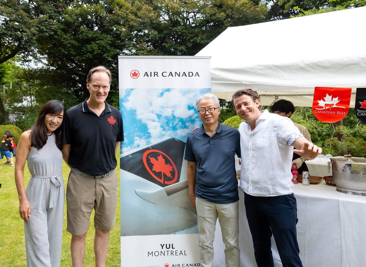 CCCJ celebrating Canada Day at the Canadian Embassy in Tokyo