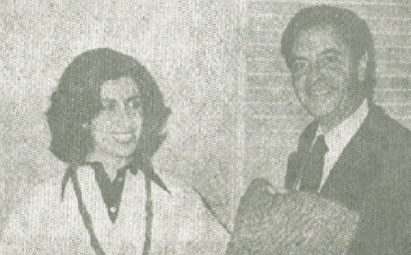 Susana Rodriquez-Nin with Uruguayan Ambassador Alberto.