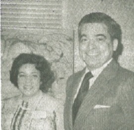 Mercedes Guerra with Paraguayan Ambassador Marcos Martinez Mendieta.