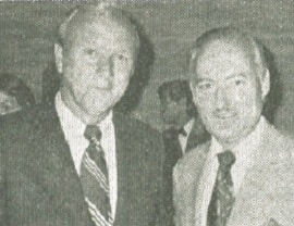 Arnold Palmer with John Read of Rolex.