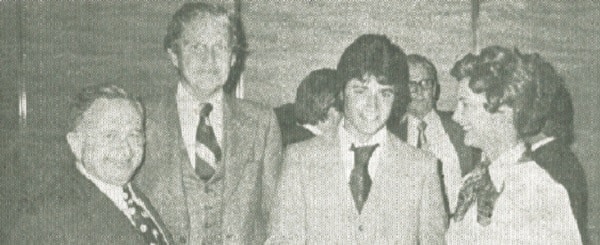 U.S. Consul General Ronald Gaiduk, Mark H. McCormack, Canadian golfer Jim Nelford and Rosemarie Gaiduk.