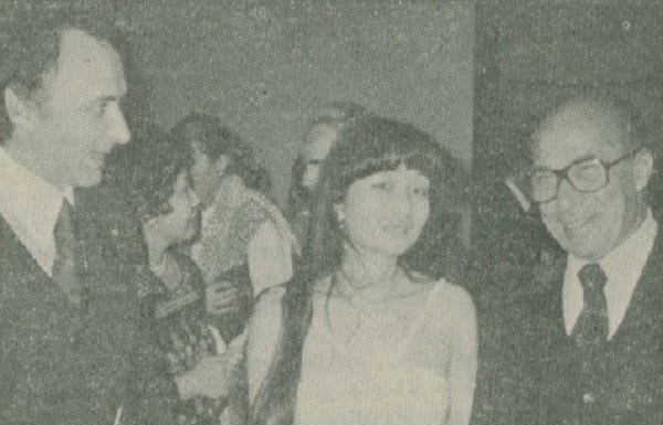 Dr. Bussardo of I.C.E., Kumiko Kobayashi, Italian Ambassador Vicenzo Tornetta.