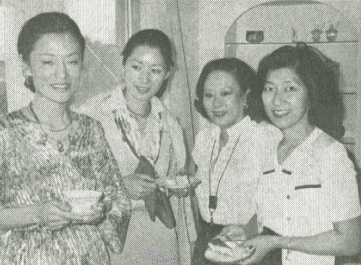 Bella Hentsch, Minchie Huggler, Kay Inoue and Princess Yasuko Konoe, 