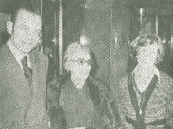 Portugues Ambassador, his mother-in-law, Acacia Santos Silva, and wife Maria Fernanda.