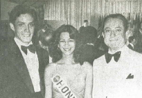 Cesar Augusto Mossi, Emily Antoinette Hawit and Honduran Ambassador Cesar Mossi Sorto.