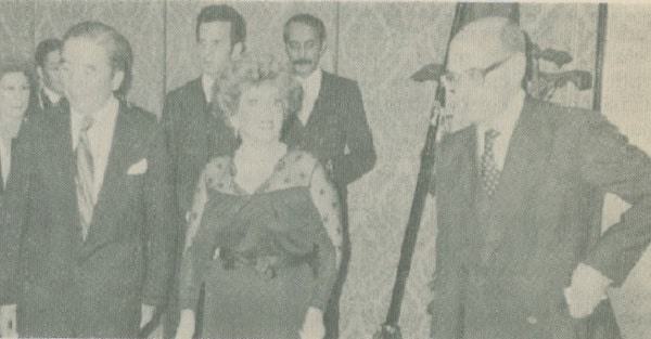 Pao, Brazil's First Lady Madame Dulce Maria de Castro Figueredo and Ambassador Cost.