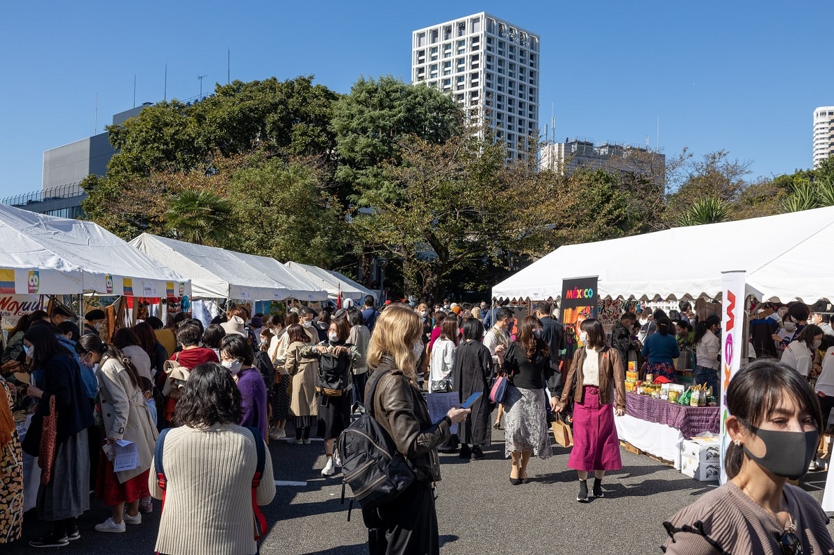 Charity Bazaar by the Latin America and the Caribbean Embassies in Japan.