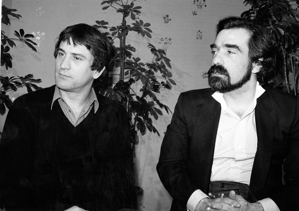 Bob and Martin Scorsese in Tokyo for Raging Bull