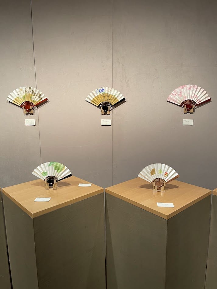 Beautiful "Japanese Fan" at Suiko Ohta Solo Exhibition