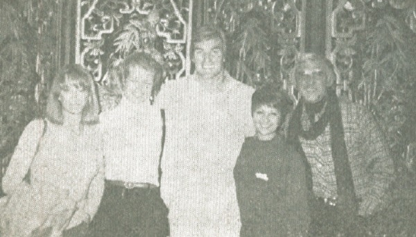 Sam Jones, Kay Ana and Bill Hersey after Chinese dinner at the Hilton.