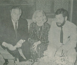 guest-of-honor Francois Roussy de Sales, Jane Rees and J. Dusty Kidd