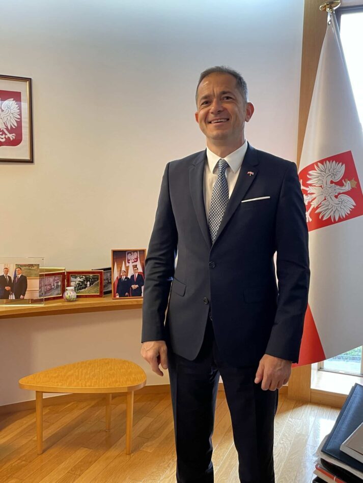 Interview with the Ambassador of Poland to Japan, H.E. Mr. Paweł Milewski at Embassy of the Republic of Poland in Tokyo
