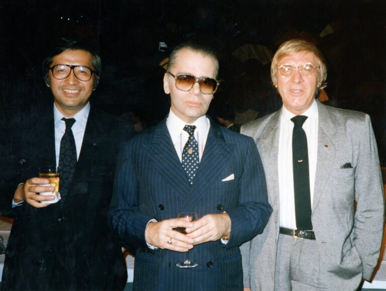 Karl Lagerfeld and Bill Hersey Tokyo
