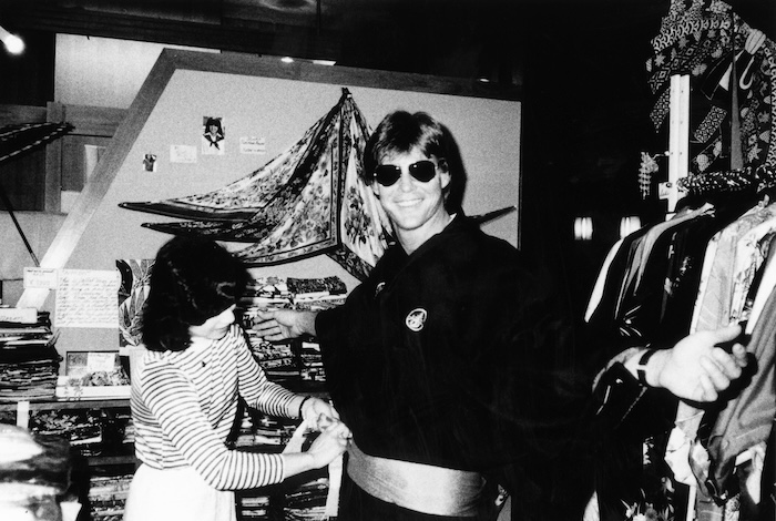 Jan-Michael Vincent on a shopping spree in Tokyo