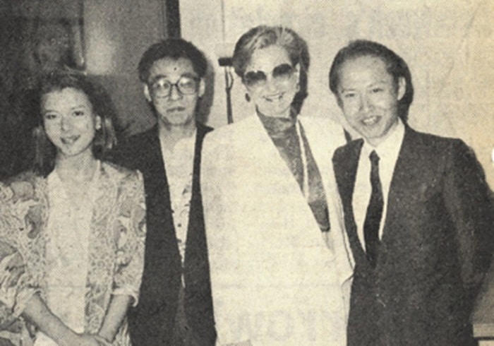 Anna Yuki-Lee, the designer Yuya Nagahata, Cathie Yonke and Interform President Shoro Kawazoe. 