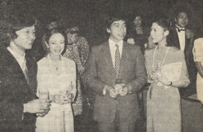 Dancer Tetsutaro Shimizu; his wife, prima ballerina Yoko Morishita, and TIH Prince and Princess Takamado