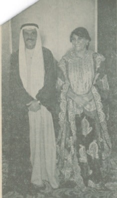 The host and hostess, Kuwaiti Ambassador and Mrs. Abdul-Mohsen Salem Al-Haroon