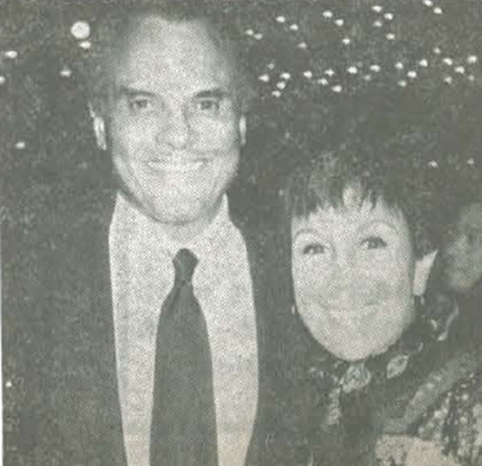 Harry Belafonte and his wife at the opening party for the Tokyo Music Festival.