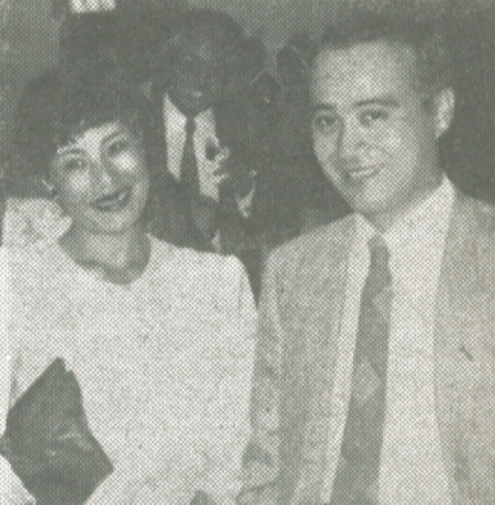 Miyako Ejiri, President of Della Company, with Bill Ireton, Editor and Publisher of Film & TV Marketing magazine