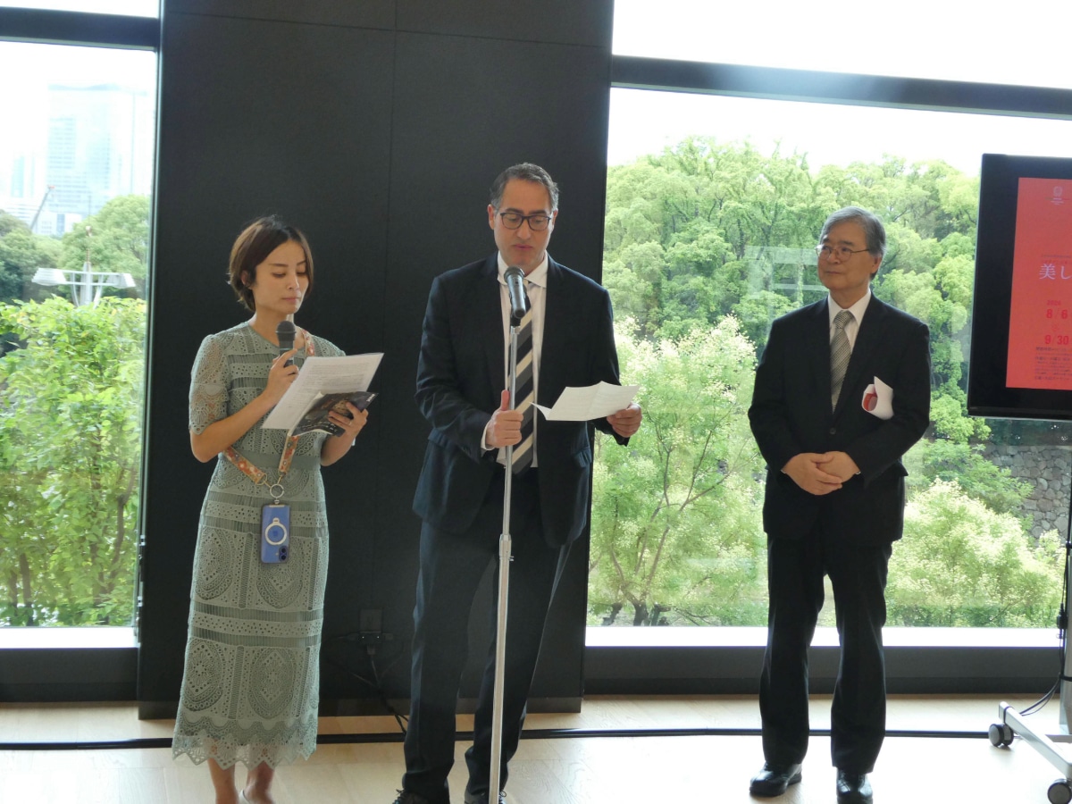 Opening ceremony speech for the Japan-Italy Simonetta exhibition