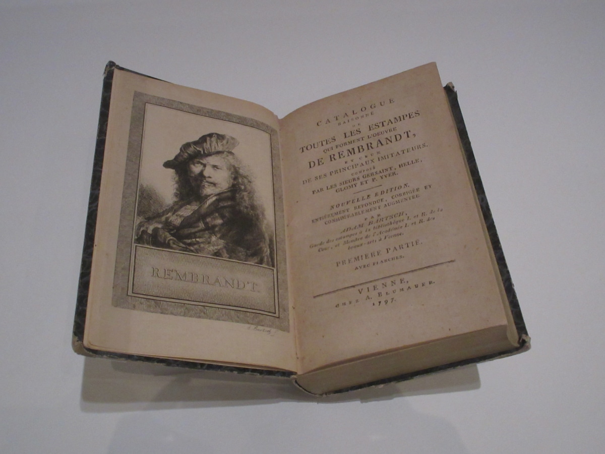 1797 French catalogue raisonné documenting Rembrandt's etchings